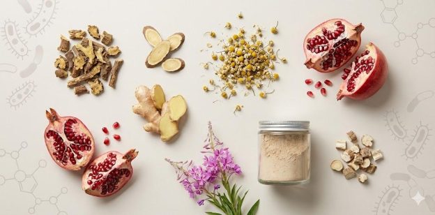 Key Herbs Modulating Gut Microbiome and Inflammation